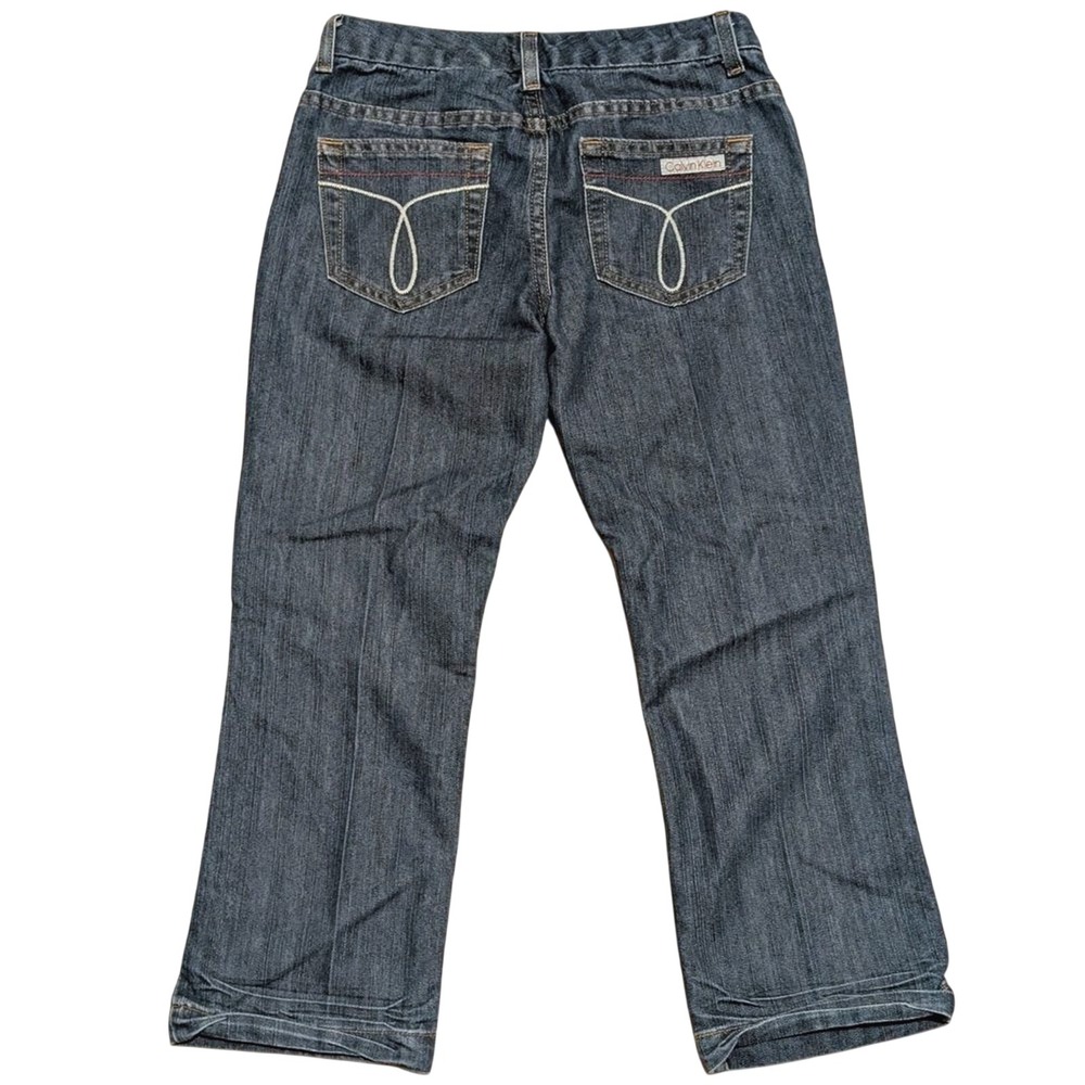 Calvin Klein Womens 27 Cropped‎ Jeans Stretch Capris Crop Leg